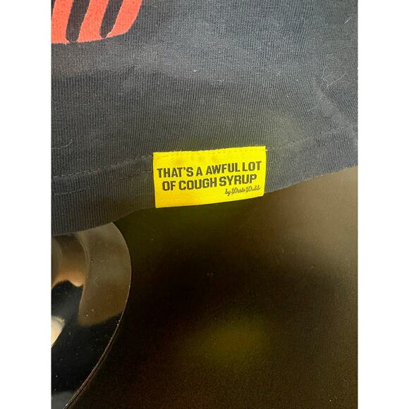 NEW Sz. S - Awful Lot of Cough x Black Man Collab Tee (Blk/Multi) - Picture 4 of 7